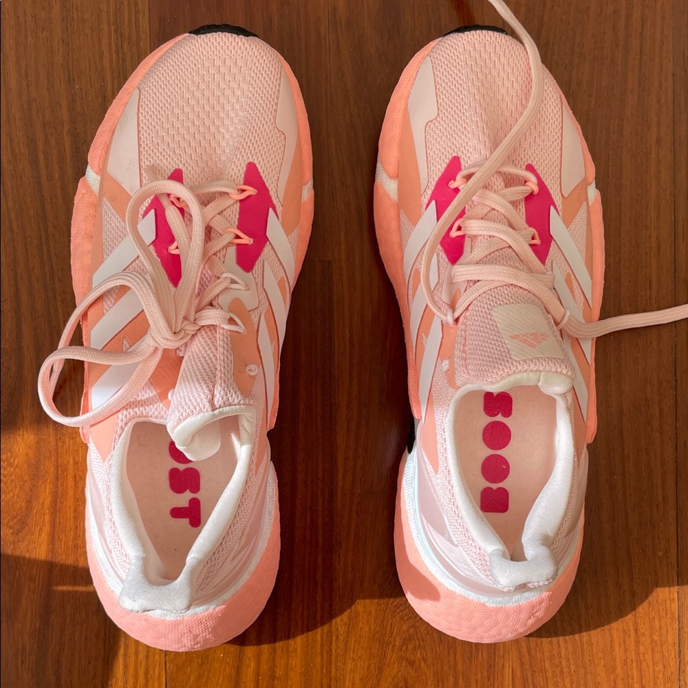 Adidas X9000L4 pink sneakers